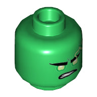 LEGO® los onderdeel Hoofd in kleur Groen 3626cpb2640