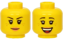 Plaatje in Gallery viewer laden, LEGO® los onderdeel Hoofd in kleur Geel 3626cpb2662