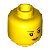 LEGO® los onderdeel Hoofd in kleur Geel 3626cpb2662