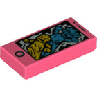 LEGO® los onderdeel Tegel met Motief Koraal 3069pb0791