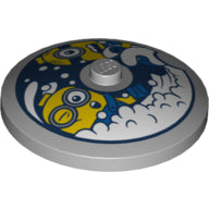 LEGO® Schaal met Motief Licht Blauwachtig Grijs 3960pb067