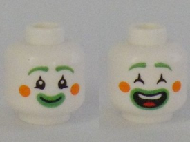 LEGO® los onderdeel Hoofd in kleur Wit 3626cpb2935
