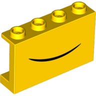 LEGO® los onderdeel Paneel met Motief Geel 14718pb030
