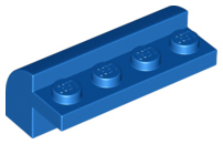 Plaatje in Gallery viewer laden, LEGO® los onderdeel Dakpan Gebogen in kleur Blauw 6081