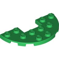 LEGO® los onderdeel Plaat Rond in kleur Groen 18646