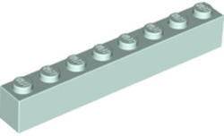 LEGO® los onderdeel Steen in kleur Licht Aqua 3008