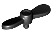 Plaatje in Gallery viewer laden, LEGO® los onderdeel Hoofddeksel Accessoire Zwart 54568
