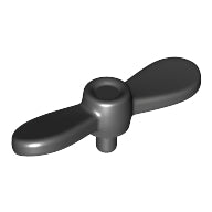 Plaatje in Gallery viewer laden, LEGO® los onderdeel Hoofddeksel Accessoire Zwart 54568