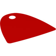 LEGO® los onderdeel Lijf Accessoire in kleur Rood 37046