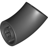 LEGO® los onderdeel Steen Rond in kleur Zwart 65473