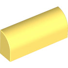 LEGO® los onderdeel Dakpan Gebogen Helder Lichtgeel 6191