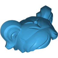 Plaatje in Gallery viewer laden, LEGO® los onderdeel Haar in kleur Donker Azuurblauw 35701