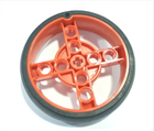 LEGO® los onderdeel Wiel in kleur Rood 39367pb02