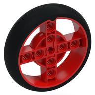 LEGO® los onderdeel Wiel in kleur Rood 39367pb02