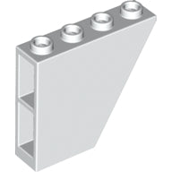 LEGO® los onderdeel Dakpan Omgekeerd in kleur Wit 67440