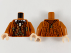 LEGO® onderdeel Lijf met Motief Donker Oranje 973pb3983c01
