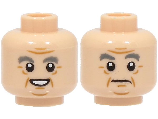 LEGO® los onderdeel Hoofd in kleur Lichte Noga 3626cpb2658