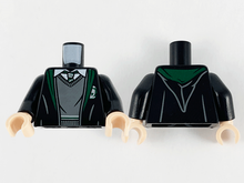 Plaatje in Gallery viewer laden, LEGO® los onderdeel Lijf met Motief Zwart 973pb3991c01