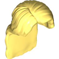 Plaatje in Gallery viewer laden, LEGO® los onderdeel Haar in kleur Helder Lichtgeel 37703