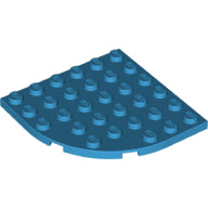 Plaatje in Gallery viewer laden, LEGO® los onderdeel Plaat Rond Donker Azuurblauw 6003