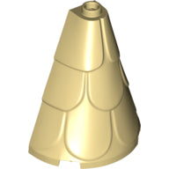 LEGO® los onderdeel Dak in kleur Geelbruin 35563