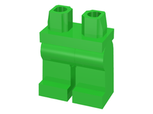 Plaatje in Gallery viewer laden, LEGO® los onderdeel Benen in kleur Fel Groen 970c00