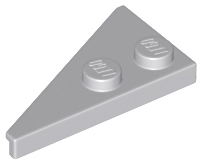LEGO® los onderdeel Wig Plaat Licht Blauwachtig Grijs 65426
