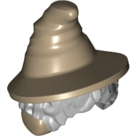 Plaatje in Gallery viewer laden, LEGO® los onderdeel Haar Donker Blauwachtig Grijs 68515pb01