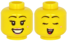 Plaatje in Gallery viewer laden, LEGO® los onderdeel Hoofd in kleur Geel 3626cpb2634