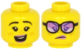 LEGO® los onderdeel Hoofd in kleur Geel 3626cpb2635