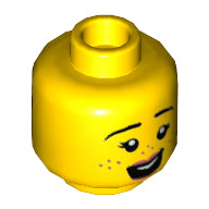 LEGO® los onderdeel Hoofd in kleur Geel 3626cpb2635