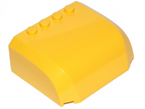 LEGO® los onderdeel Voorruit in kleur Geel 61484