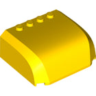 LEGO® los onderdeel Voorruit in kleur Geel 61484