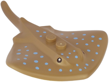 Plaatje in Gallery viewer laden, LEGO® los onderdeel Waterdier Donker Geelbruin 67337pb01