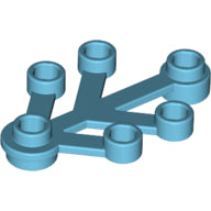 LEGO® los onderdeel Plant & Struik Medium Azuurblauw 2423