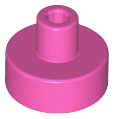 Plaatje in Gallery viewer laden, LEGO® los onderdeel Tegel Rond in kleur Donker Roze 20482