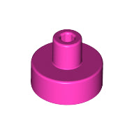 LEGO® los onderdeel Tegel Rond in kleur Donker Roze 20482