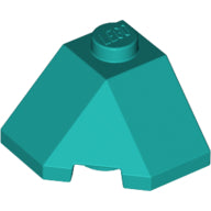 LEGO® los onderdeel Wig in kleur Donker Turkoois 13548