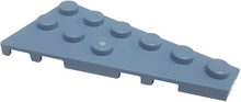 Plaatje in Gallery viewer laden, LEGO® los onderdeel Wig Plaat in kleur Zandblauw 54383