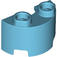 Plaatje in Gallery viewer laden, LEGO® los onderdeel Cilinder Medium Azuurblauw 68013