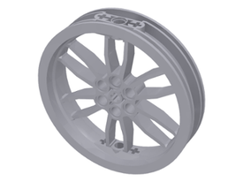 LEGO® los onderdeel Wiel Licht Blauwachtig Grijs 88517