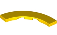 LEGO® los onderdeel Tegel Rond in kleur Geel 27507