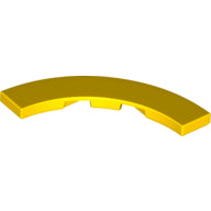LEGO® los onderdeel Tegel Rond in kleur Geel 27507
