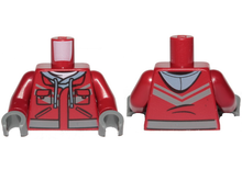 Plaatje in Gallery viewer laden, LEGO® los onderdeel Lijf met Motief Donkerrood 973pb3903c01