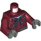 LEGO® los onderdeel Lijf met Motief Donkerrood 973pb3903c01