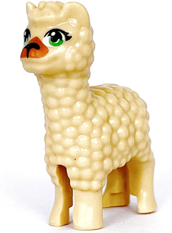 LEGO® los onderdeel Landdier in kleur Geelbruin 65405pb02