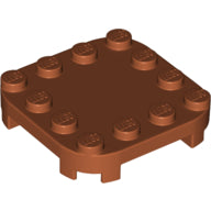 Plaatje in Gallery viewer laden, LEGO® los onderdeel Plaat Aangepast Donker Oranje 66792