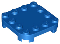 LEGO® los onderdeel Plaat Aangepast in kleur Blauw 66792