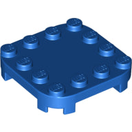 LEGO® los onderdeel Plaat Aangepast in kleur Blauw 66792