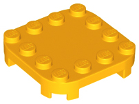 LEGO® onderdeel Plaat Aangepast Helder Licht Oranje 66792